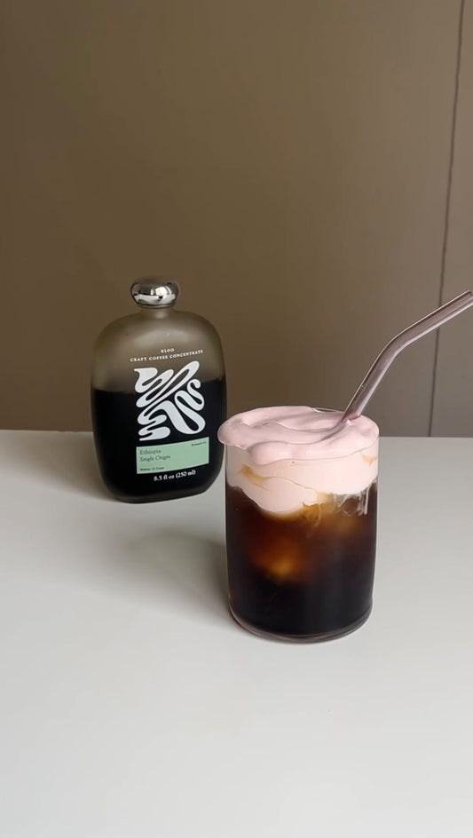 Raspberry Foam Coffee