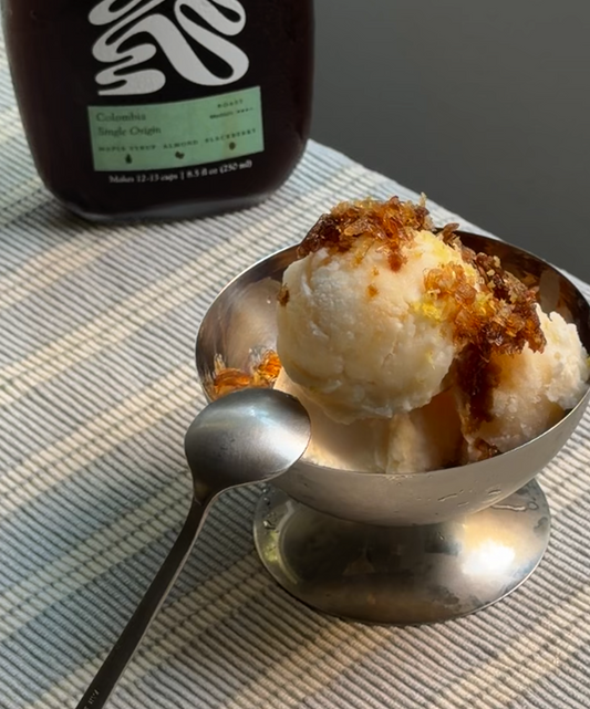 Melon Granita Affogato